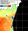 NOAA人工衛星画像:神奈川県近海, 1日合成画像(2025/04/21UTC)