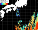NOAA人工衛星画像:黒潮域, パス=20250423 00:52 UTC