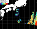 NOAA人工衛星画像:黒潮域, パス=20250423 00:56 UTC