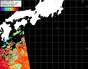 NOAA人工衛星画像:黒潮域, パス=20250424 13:23 UTC