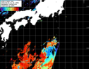 NOAA人工衛星画像:黒潮域, パス=20250425 01:43 UTC