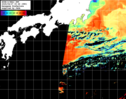 NOAA人工衛星画像:黒潮域, パス=20250427 00:46 UTC