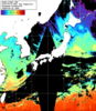 NOAA人工衛星画像:日本全域, 1日合成画像(2025/05/01UTC)