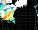 NOAA人工衛星画像:黒潮域, 1日合成画像(2025/06/01UTC)