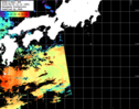 NOAA人工衛星画像:黒潮域, パス=20250605 13:13 UTC
