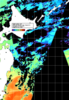 NOAA人工衛星画像:親潮域, 1日合成画像(2025/06/06UTC)