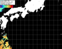 NOAA人工衛星画像:黒潮域, パス=20250608 13:38 UTC