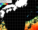 NOAA人工衛星画像:黒潮域, 1日合成画像(2025/06/08UTC)
