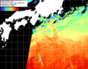 NOAA人工衛星画像:黒潮域, 1日合成画像(2025/06/11UTC)