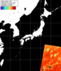 NOAA人工衛星画像:日本全域, パス=20250612 00:42 UTC