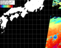 NOAA人工衛星画像:黒潮域, パス=20250612 00:30 UTC