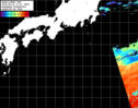 NOAA人工衛星画像:黒潮域, パス=20250612 11:51 UTC