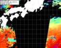 NOAA人工衛星画像:黒潮域, 1日合成画像(2025/06/12UTC)