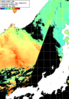 NOAA人工衛星画像:日本海, 1日合成画像(2025/06/12UTC)