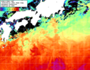 NOAA人工衛星画像:黒潮域, 1週間合成画像(2025/06/08～2025/06/14UTC)