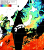 NOAA人工衛星画像:日本全域, 1日合成画像(2025/06/15UTC)