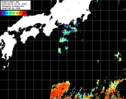 NOAA人工衛星画像:黒潮域, パス=20250615 00:50 UTC