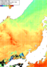 NOAA人工衛星画像:日本海, 1週間合成画像(2025/06/09～2025/06/15UTC)