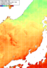 NOAA人工衛星画像:日本海, 1週間合成画像(2025/06/12～2025/06/18UTC)