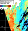 NOAA人工衛星画像:神奈川県近海, パス=20250619 12:02 UTC