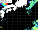 NOAA人工衛星画像:黒潮域, 1日合成画像(2025/07/12UTC)