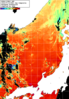 NOAA人工衛星画像:日本海, 1日合成画像(2025/07/13UTC)