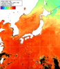 NOAA人工衛星画像:日本全域, 1週間合成画像(2025/07/08～2025/07/14UTC)