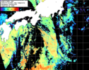 NOAA人工衛星画像:黒潮域, 1日合成画像(2025/07/14UTC)