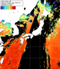 NOAA人工衛星画像:日本全域, 1日合成画像(2025/07/16UTC)