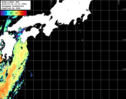NOAA人工衛星画像:黒潮域, パス=20250716 13:33 UTC