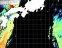 NOAA人工衛星画像:黒潮域, 1日合成画像(2025/07/16UTC)
