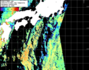 NOAA人工衛星画像:黒潮域, 1日合成画像(2025/07/17UTC)