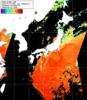 NOAA人工衛星画像:日本全域, 1日合成画像(2025/07/18UTC)