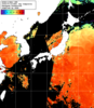 NOAA人工衛星画像:日本全域, 1日合成画像(2025/07/19UTC)