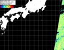 NOAA人工衛星画像:黒潮域, パス=20250720 00:24 UTC