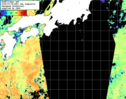 NOAA人工衛星画像:黒潮域, 1日合成画像(2025/07/20UTC)