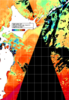 NOAA人工衛星画像:親潮域, 1日合成画像(2025/07/21UTC)