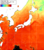 NOAA人工衛星画像:日本全域, 1週間合成画像(2025/07/16～2025/07/22UTC)