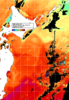 NOAA人工衛星画像:親潮域, 1日合成画像(2025/07/22UTC)
