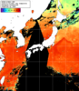 NOAA人工衛星画像:日本全域, 1日合成画像(2025/07/23UTC)