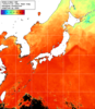 NOAA人工衛星画像:日本全域, 1週間合成画像(2025/07/17～2025/07/23UTC)
