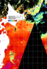 NOAA人工衛星画像:親潮域, 1日合成画像(2025/07/25UTC)