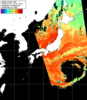 NOAA人工衛星画像:日本全域, パス=20250730 12:20 UTC