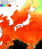 NOAA人工衛星画像:日本全域, 1週間合成画像(2025/07/25～2025/07/31UTC)