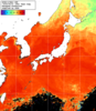 NOAA人工衛星画像:日本全域, 1週間合成画像(2025/07/26～2025/08/01UTC)