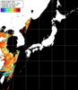NOAA人工衛星画像:日本全域, パス=20250803 02:38 UTC