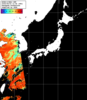 NOAA人工衛星画像:日本全域, パス=20250803 13:56 UTC