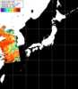 NOAA人工衛星画像:日本全域, パス=20250803 14:01 UTC