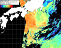 NOAA人工衛星画像:黒潮域, 1日合成画像(2025/08/03UTC)