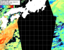 NOAA人工衛星画像:黒潮域, 1日合成画像(2025/08/04UTC)